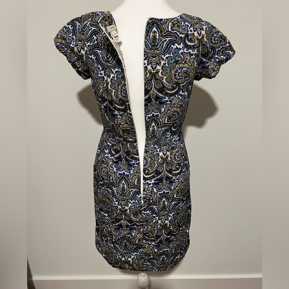 J. Crew Women’s Paisley Dress Size 2 - Picture 3 of 10